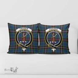 ScotsTee Shop Scottish Fraser Hunting Ancient Clan Crest Tartan Pillow/ Pillow Cover Tartan Accessories for Home