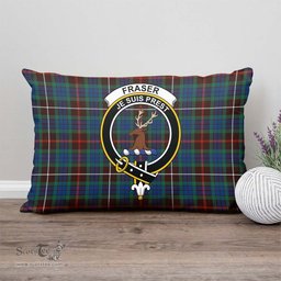 ScotsTee Shop Scottish Fraser Hunting Ancient Clan Crest Tartan Pillow/ Pillow Cover Tartan Accessories for Home