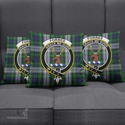 ScotsTee Shop Scottish Forbes Dress Clan Crest Tartan Pillow/ Pillow Cover Tartan Accessories for Home