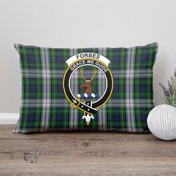 ScotsTee Shop Scottish Forbes Dress Clan Crest Tartan Pillow/ Pillow Cover Tartan Accessories for Home