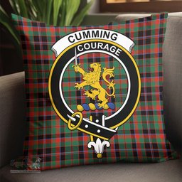 ScotsTee Shop Scottish Cumming Hunting Ancient Clan Crest Tartan Pillow/ Pillow Cover Tartan Accessories for Home