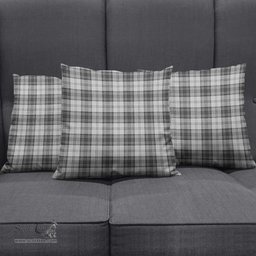 ScotsTee Shop Scottish Douglas Grey Modern Clan Tartan Pillow/ Pillow Cover Tartan Accessories for Home