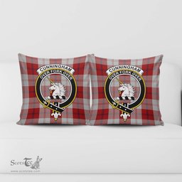 ScotsTee Shop Scottish Cunningham Dress Clan Crest Tartan Pillow/ Pillow Cover Tartan Accessories for Home