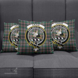 ScotsTee Shop Scottish Craig Ancient Clan Crest Tartan Pillow/ Pillow Cover Tartan Accessories for Home