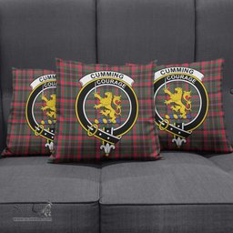 ScotsTee Shop Scottish Cumming Hunting Modern Clan Crest Tartan Pillow/ Pillow Cover Tartan Accessories for Home