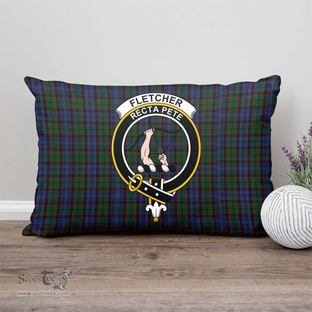ScotsTee Shop Scottish Fletcher Clan Crest Tartan Pillow/ Pillow Cover Tartan Accessories for Home
