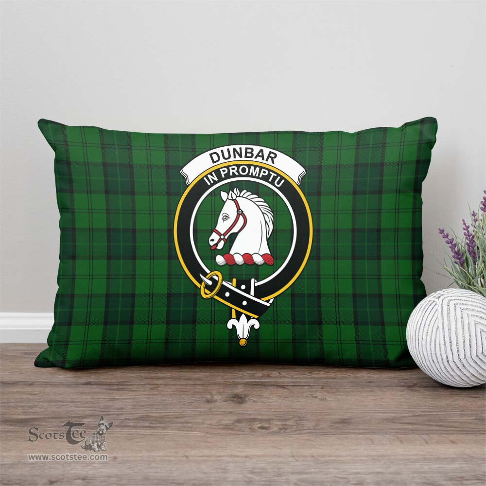 ScotsTee Shop Scottish Dunbar Hunting Clan Crest Tartan Pillow/ Pillow Cover Tartan Accessories for Home