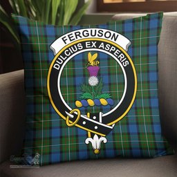 ScotsTee Shop Scottish Ferguson of Atholl Clan Crest Tartan Pillow/ Pillow Cover Tartan Accessories for Home