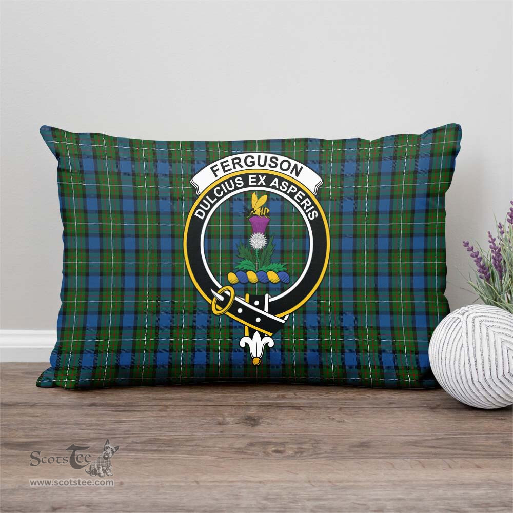ScotsTee Shop Scottish Ferguson of Atholl Clan Crest Tartan Pillow/ Pillow Cover Tartan Accessories for Home