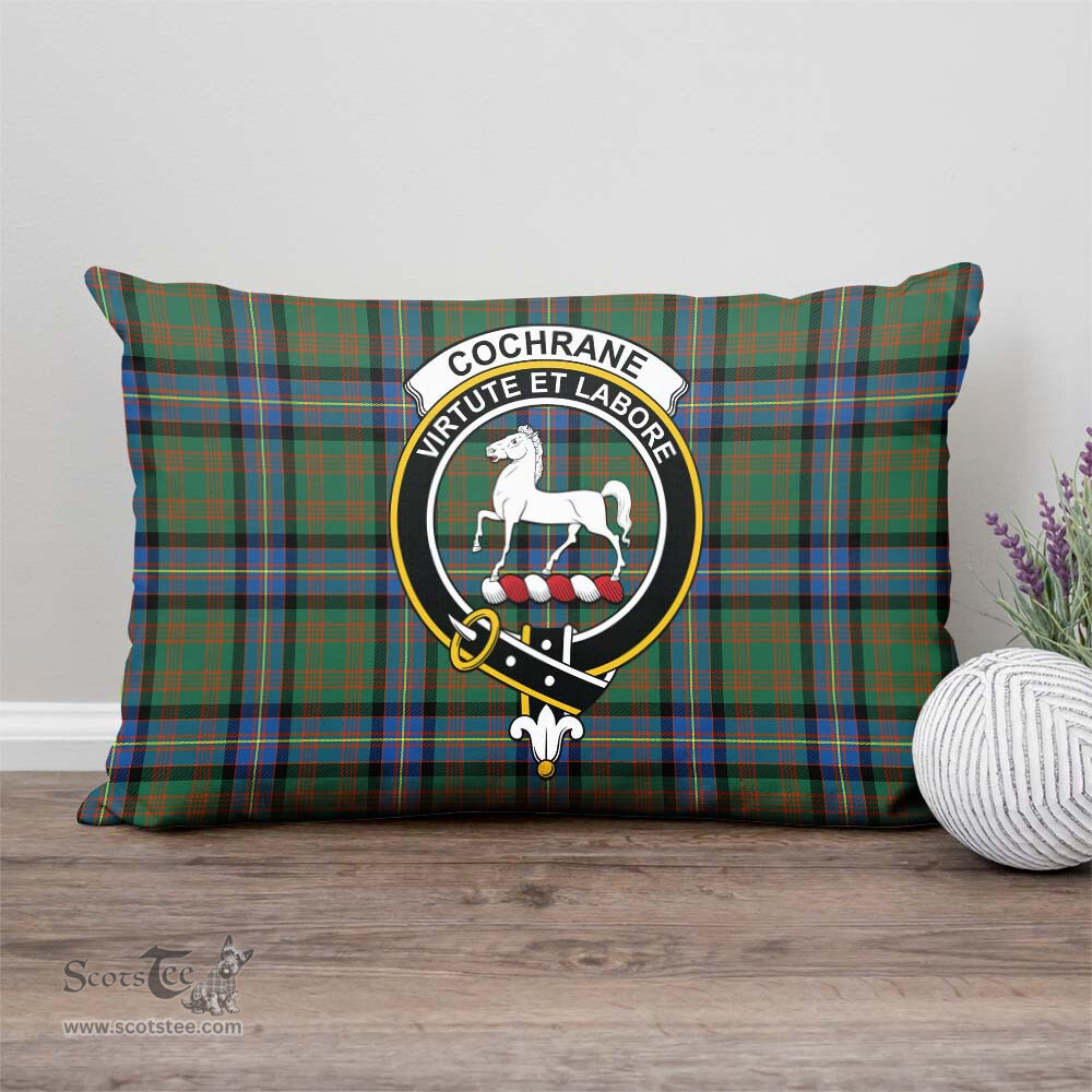ScotsTee Shop Scottish Cochrane Ancient Clan Crest Tartan Pillow/ Pillow Cover Tartan Accessories for Home