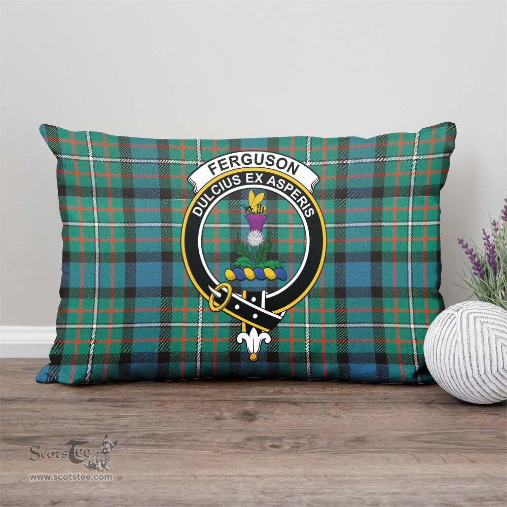 ScotsTee Shop Scottish Ferguson Ancient Clan Crest Tartan Pillow/ Pillow Cover Tartan Accessories for Home