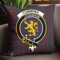 ScotsTee Shop Scottish Cumming Clan Crest Tartan Pillow/ Pillow Cover Tartan Accessories for Home