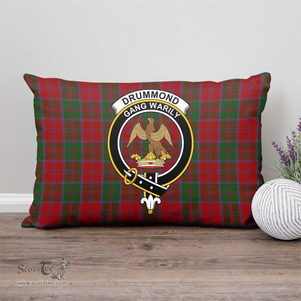 ScotsTee Shop Scottish Drummond Clan Crest Tartan Pillow/ Pillow Cover Tartan Accessories for Home