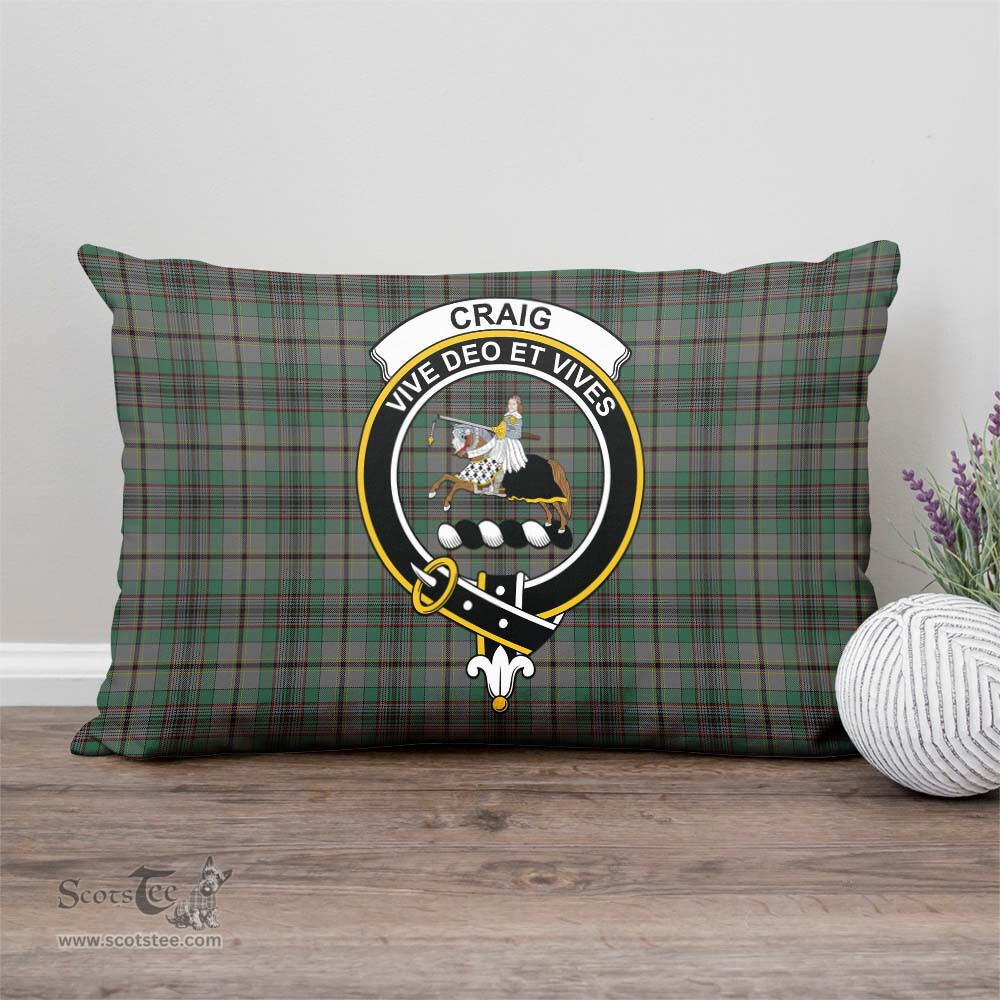 ScotsTee Shop Scottish Craig Clan Crest Tartan Pillow/ Pillow Cover Tartan Accessories for Home