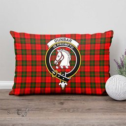 ScotsTee Shop Scottish Dunbar Modern Clan Crest Tartan Pillow/ Pillow Cover Tartan Accessories for Home