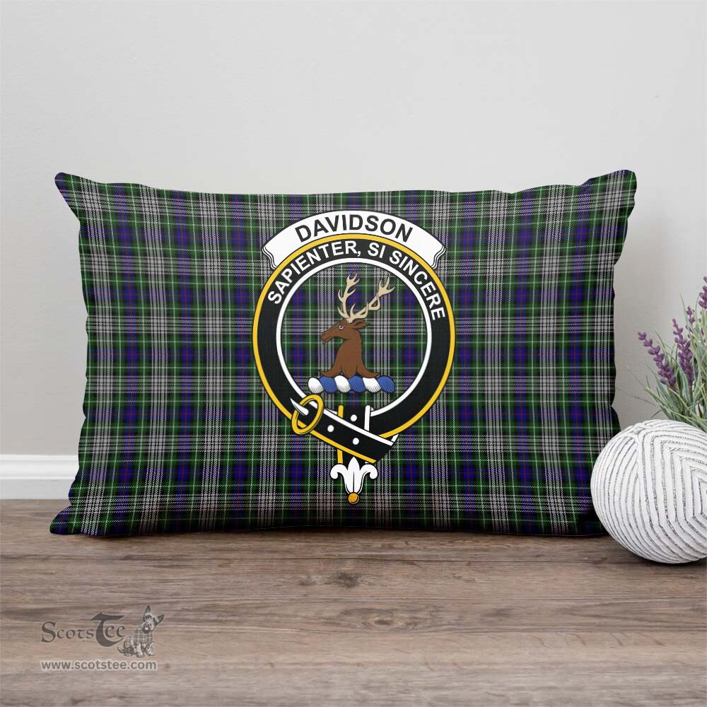 ScotsTee Shop Scottish Davidson of Tulloch Dress Clan Crest Tartan Pillow/ Pillow Cover Tartan Accessories for Home