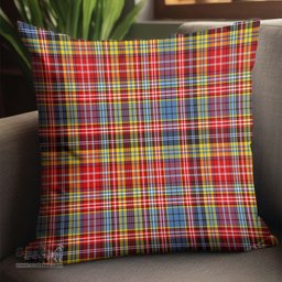 ScotsTee Shop Scottish Drummond of Strathallan Modern Clan Tartan Pillow/ Pillow Cover Tartan Accessories for Home