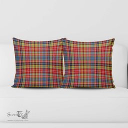 ScotsTee Shop Scottish Drummond of Strathallan Modern Clan Tartan Pillow/ Pillow Cover Tartan Accessories for Home