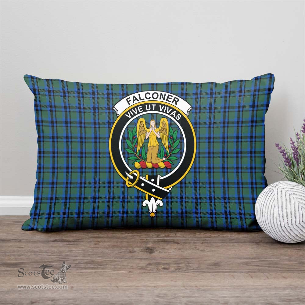 ScotsTee Shop Scottish Falconer Clan Crest Tartan Pillow/ Pillow Cover Tartan Accessories for Home