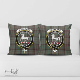 ScotsTee Shop Scottish Cochrane Hunting Clan Crest Tartan Pillow/ Pillow Cover Tartan Accessories for Home