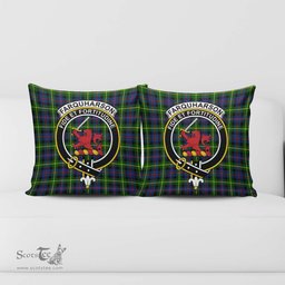 ScotsTee Shop Scottish Farquharson Modern Clan Crest Tartan Pillow/ Pillow Cover Tartan Accessories for Home
