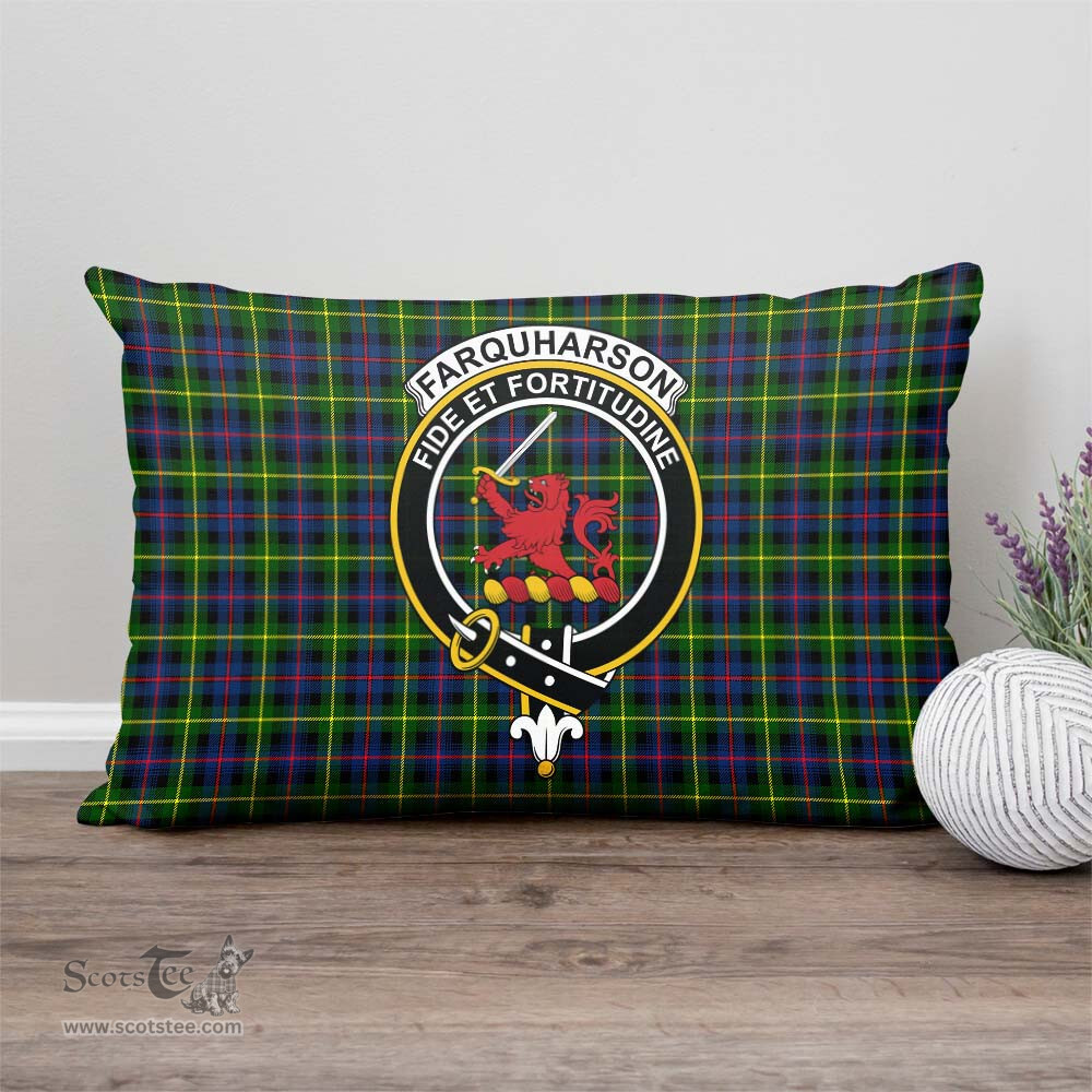 ScotsTee Shop Scottish Farquharson Modern Clan Crest Tartan Pillow/ Pillow Cover Tartan Accessories for Home