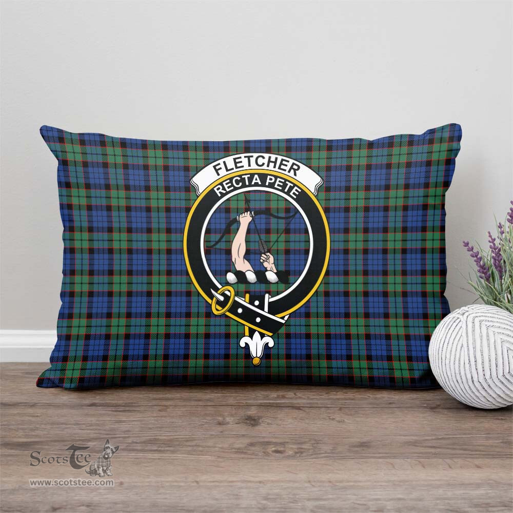 ScotsTee Shop Scottish Fletcher Ancient Clan Crest Tartan Pillow/ Pillow Cover Tartan Accessories for Home