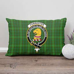 ScotsTee Shop Scottish Forrester Hunting Clan Crest Tartan Pillow/ Pillow Cover Tartan Accessories for Home