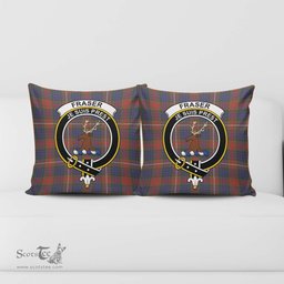 ScotsTee Shop Scottish Fraser Hunting Modern Clan Crest Tartan Pillow/ Pillow Cover Tartan Accessories for Home