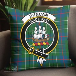 ScotsTee Shop Scottish Duncan Ancient Clan Crest Tartan Pillow/ Pillow Cover Tartan Accessories for Home
