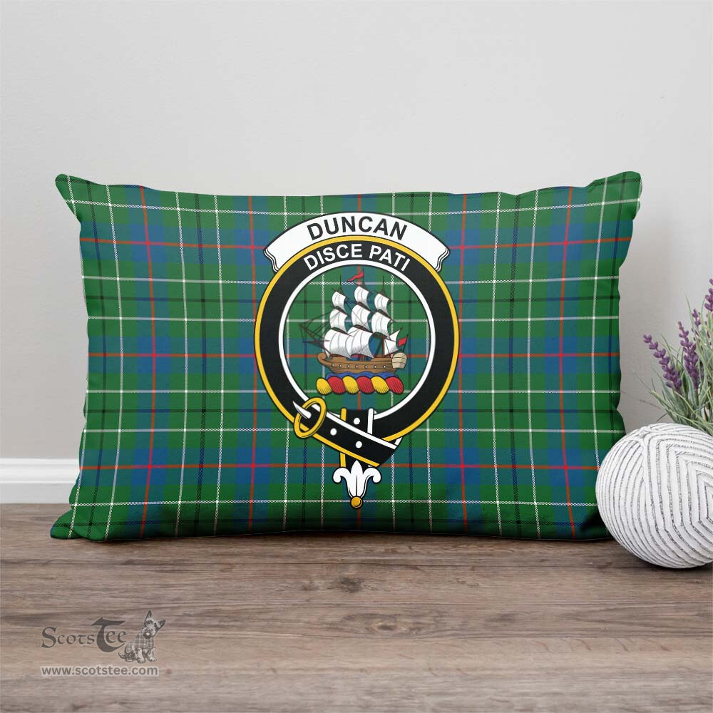 ScotsTee Shop Scottish Duncan Ancient Clan Crest Tartan Pillow/ Pillow Cover Tartan Accessories for Home