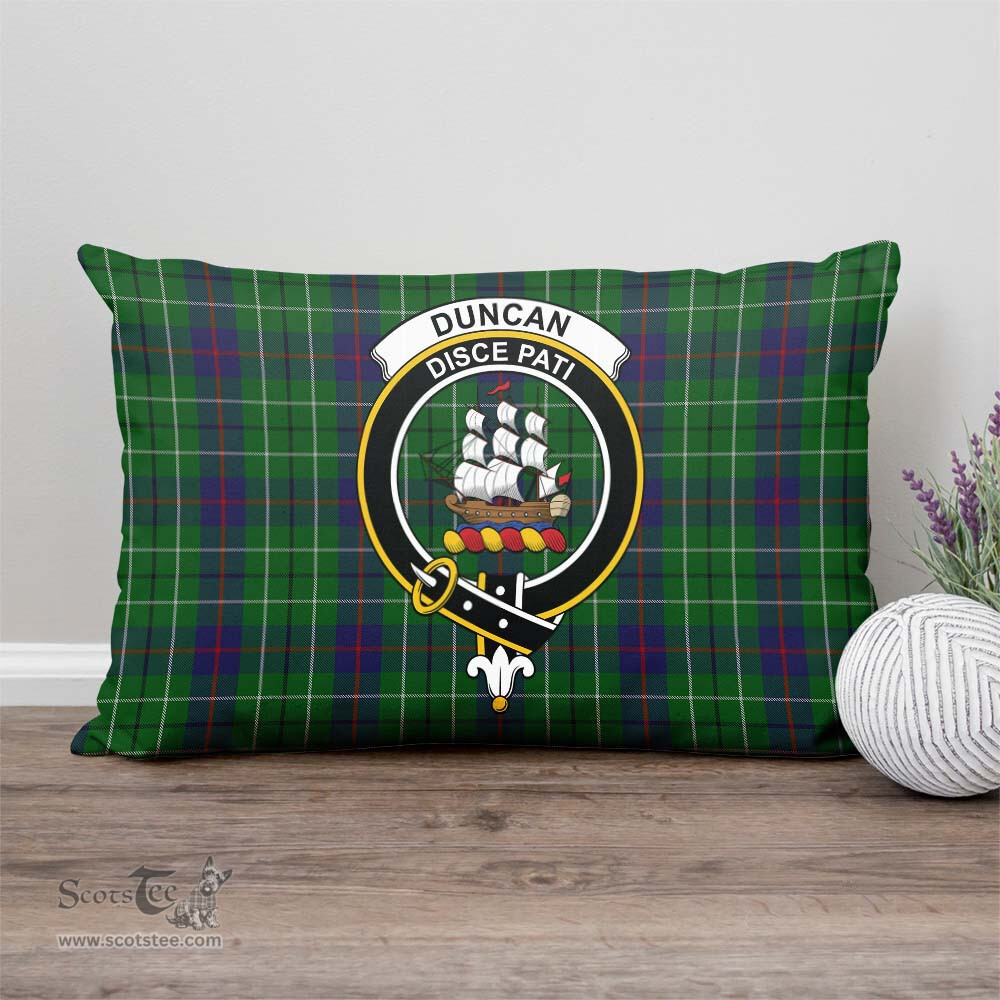 ScotsTee Shop Scottish Duncan Clan Crest Tartan Pillow/ Pillow Cover Tartan Accessories for Home