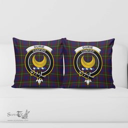ScotsTee Shop Scottish Durie Clan Crest Tartan Pillow/ Pillow Cover Tartan Accessories for Home