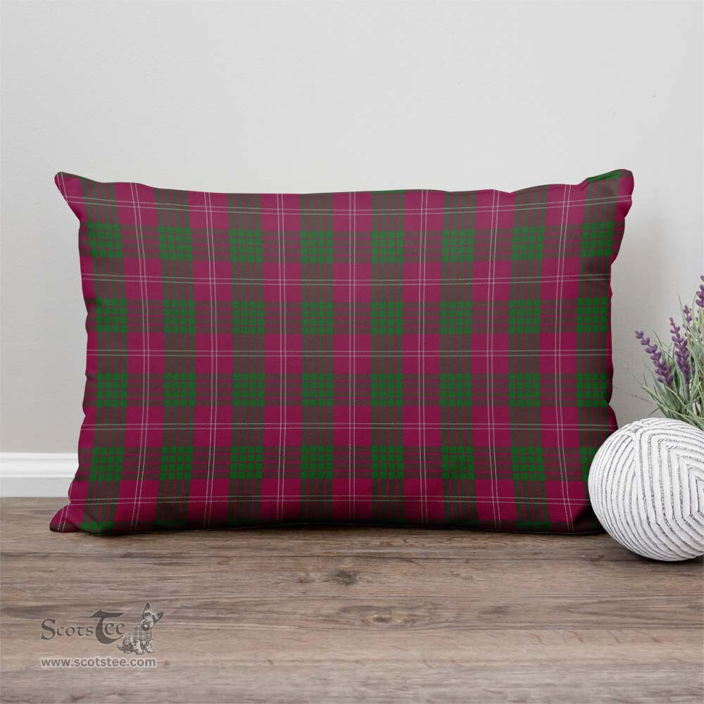 ScotsTee Shop Scottish Crawford Clan Tartan Pillow/ Pillow Cover Tartan Accessories for Home