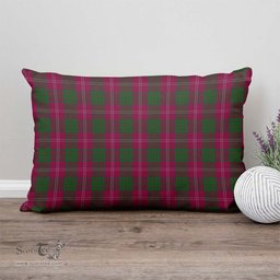 ScotsTee Shop Scottish Crawford Clan Tartan Pillow/ Pillow Cover Tartan Accessories for Home