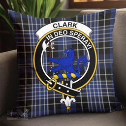ScotsTee Shop Scottish Clark (Lion) Clan Crest Tartan Pillow/ Pillow Cover Tartan Accessories for Home