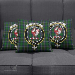 ScotsTee Shop Scottish Cockburn Clan Crest Tartan Pillow/ Pillow Cover Tartan Accessories for Home