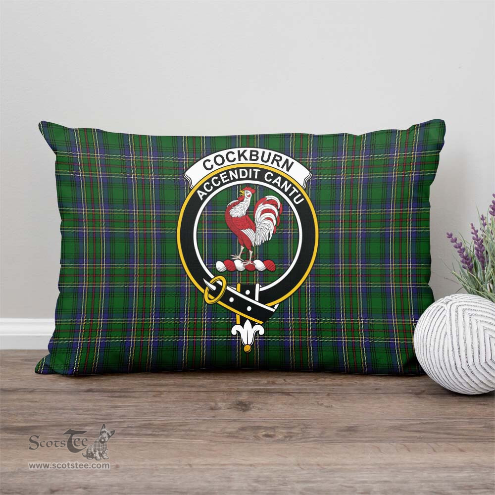 ScotsTee Shop Scottish Cockburn Clan Crest Tartan Pillow/ Pillow Cover Tartan Accessories for Home