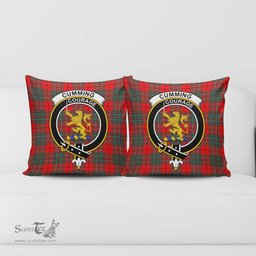 ScotsTee Shop Scottish Cumming Modern Clan Crest Tartan Pillow/ Pillow Cover Tartan Accessories for Home