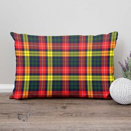 ScotsTee Shop Scottish Dewar Clan Tartan Pillow/ Pillow Cover Tartan Accessories for Home