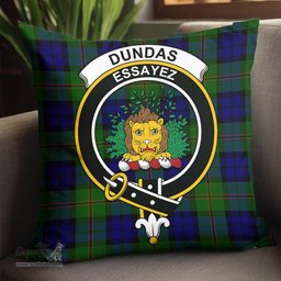 ScotsTee Shop Scottish Dundas Modern Clan Crest Tartan Pillow/ Pillow Cover Tartan Accessories for Home