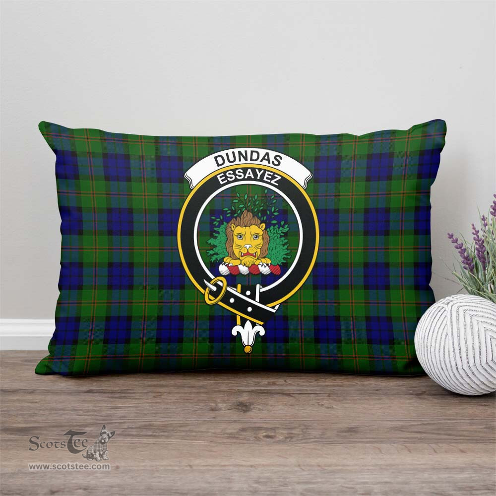 ScotsTee Shop Scottish Dundas Modern Clan Crest Tartan Pillow/ Pillow Cover Tartan Accessories for Home