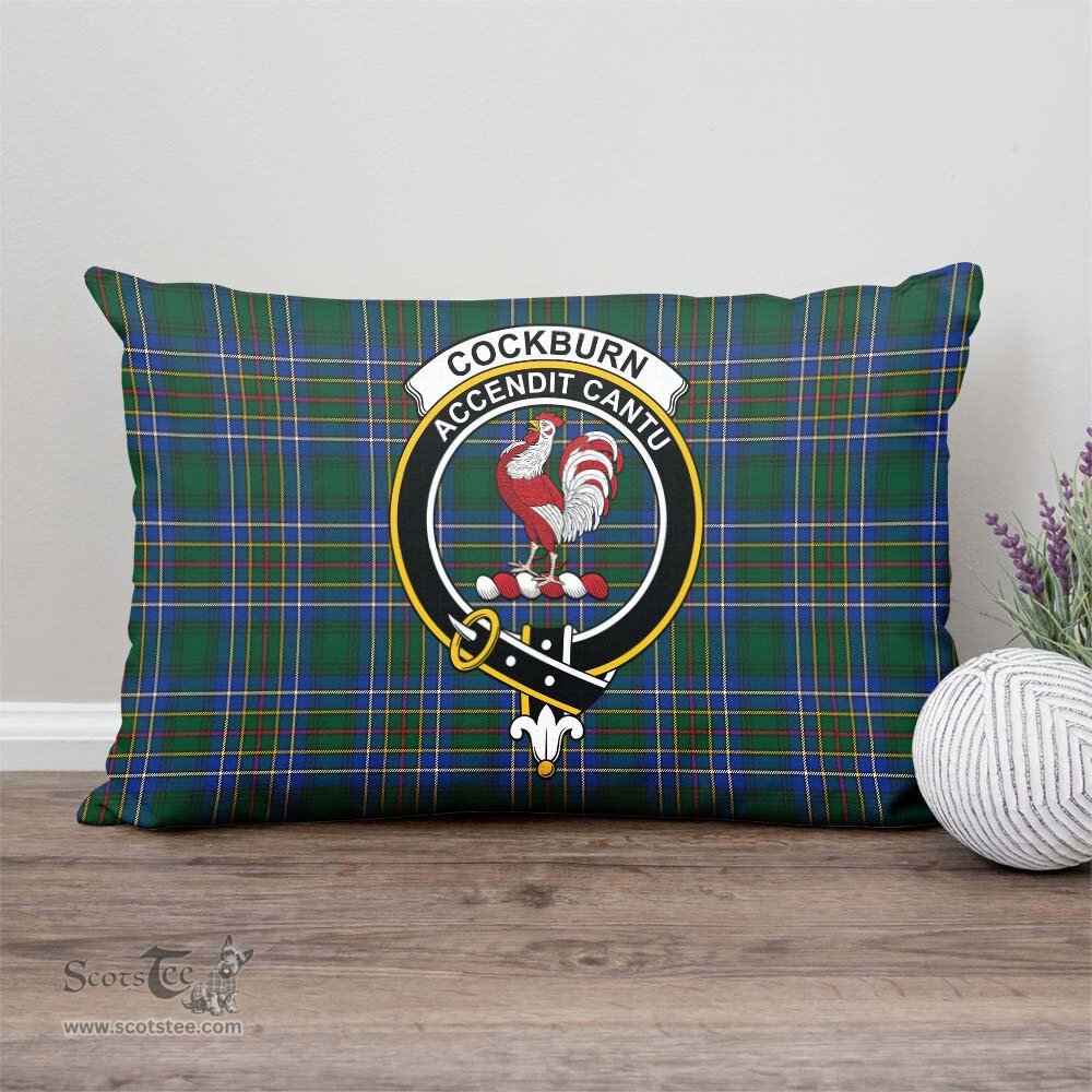 ScotsTee Shop Scottish Cockburn Ancient Clan Crest Tartan Pillow/ Pillow Cover Tartan Accessories for Home