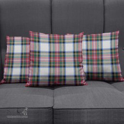 ScotsTee Shop Scottish Dennistoun Clan Tartan Pillow/ Pillow Cover Tartan Accessories for Home