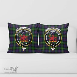 ScotsTee Shop Scottish Farquharson Clan Crest Tartan Pillow/ Pillow Cover Tartan Accessories for Home