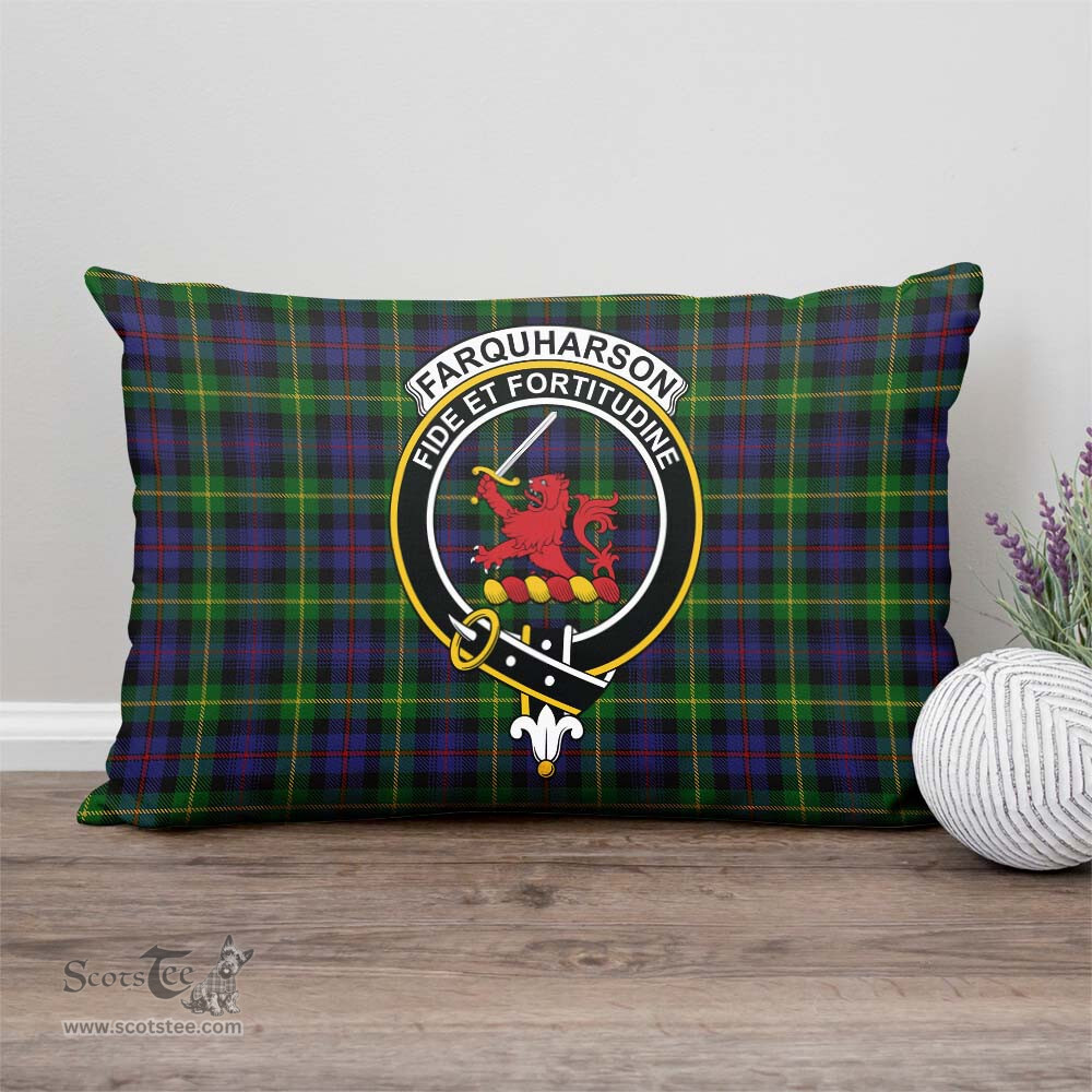 ScotsTee Shop Scottish Farquharson Clan Crest Tartan Pillow/ Pillow Cover Tartan Accessories for Home