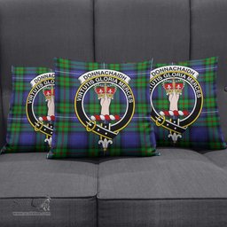 ScotsTee Shop Scottish Donnachaidh Clan Crest Tartan Pillow/ Pillow Cover Tartan Accessories for Home