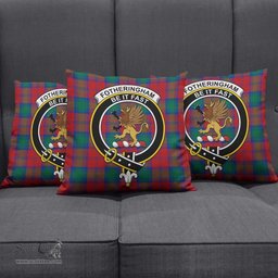 ScotsTee Shop Scottish Fotheringham Clan Crest Tartan Pillow/ Pillow Cover Tartan Accessories for Home