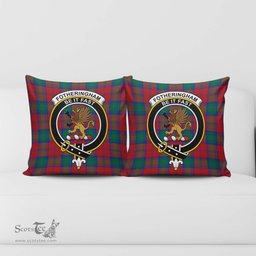 ScotsTee Shop Scottish Fotheringham Clan Crest Tartan Pillow/ Pillow Cover Tartan Accessories for Home