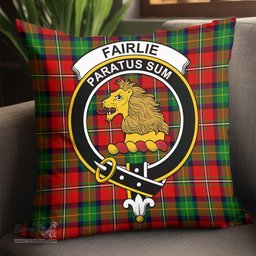 ScotsTee Shop Scottish Fairlie Modern Clan Crest Tartan Pillow/ Pillow Cover Tartan Accessories for Home